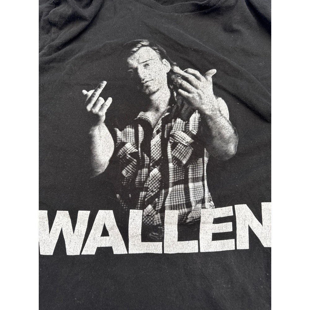 Morgan Wallen Concert T Shirt District Graphic Tee Black Medium